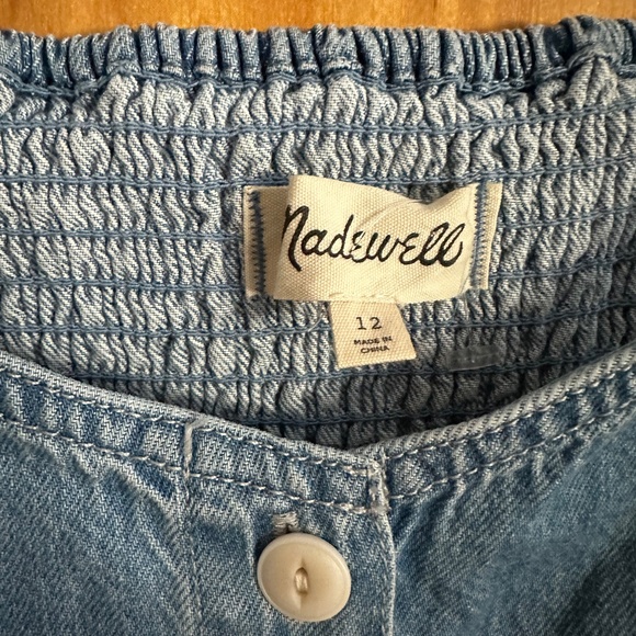 Madewell Kylie Puff Sleeve Denim Dress - Picture 3 of 4